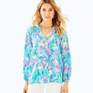 Lilly Pulitzer Mermaid’s Cove Elsa Top